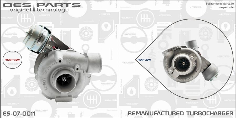 OES PARTS ES-07-0011 - Kompresors, Turbopūte adetalas.lv