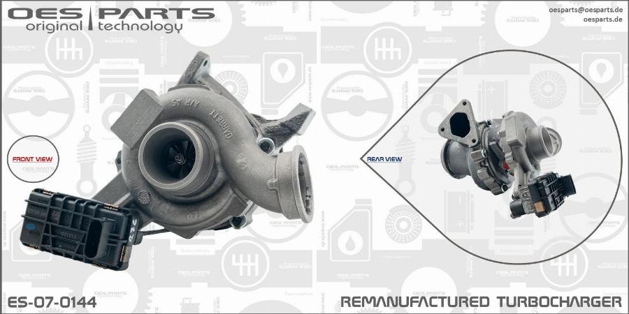 OES PARTS ES-07-0144 - Kompresors, Turbopūte adetalas.lv