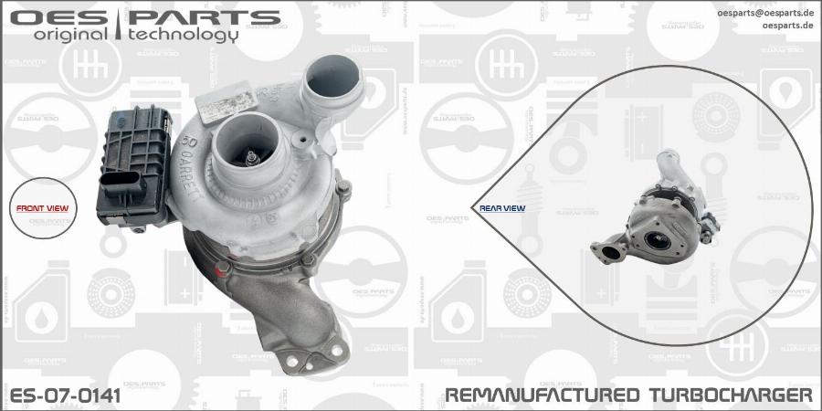 OES PARTS ES-07-0141 - Kompresors, Turbopūte adetalas.lv