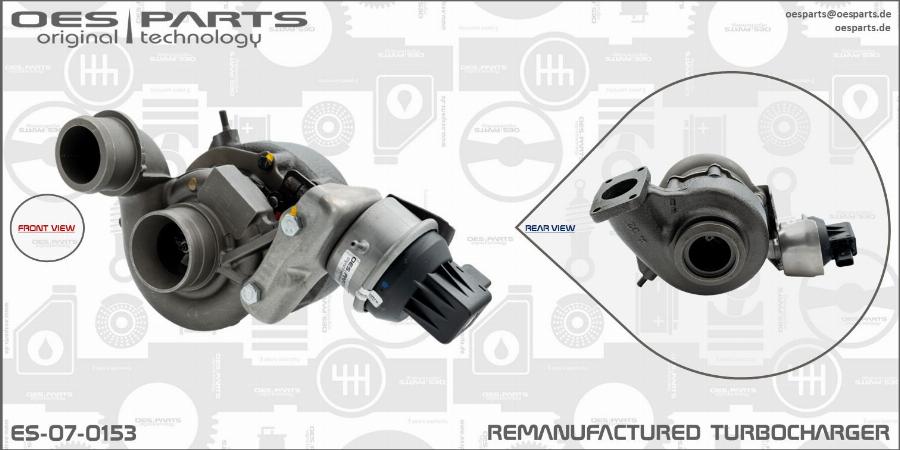 OES PARTS ES-07-0153 - Kompresors, Turbopūte adetalas.lv