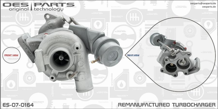 OES PARTS ES-07-0164 - Kompresors, Turbopūte adetalas.lv