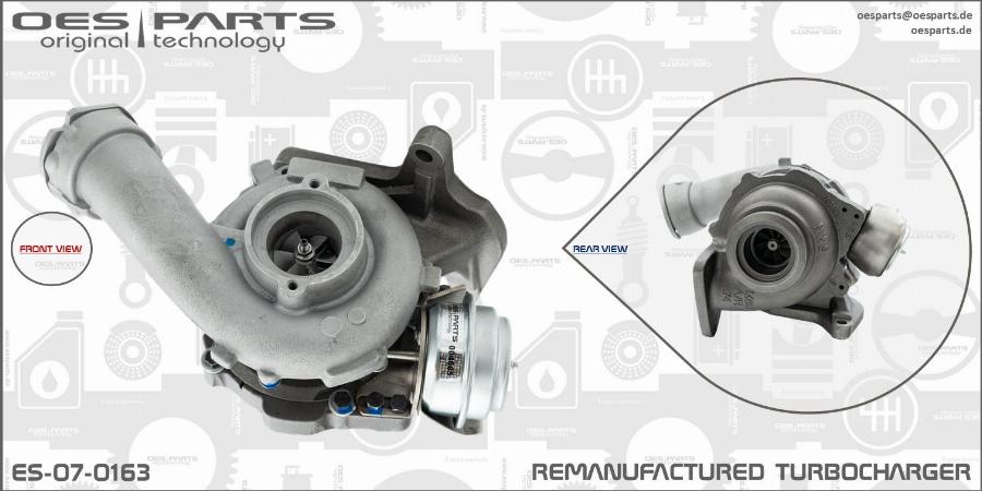 OES PARTS ES-07-0163 - Kompresors, Turbopūte adetalas.lv