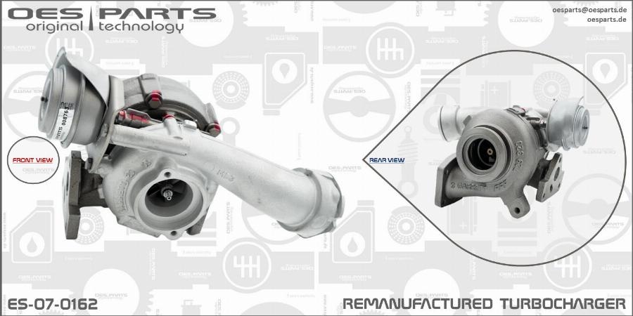 OES PARTS ES-07-0162 - Kompresors, Turbopūte adetalas.lv