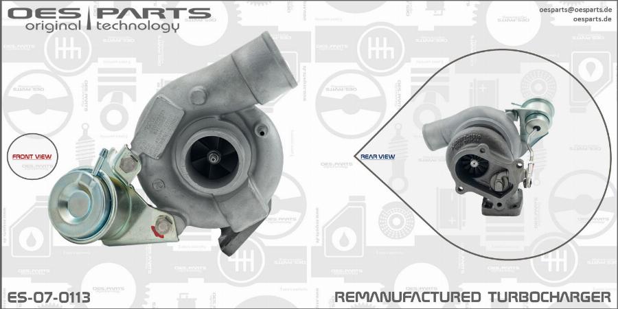 OES PARTS ES-07-0113 - Kompresors, Turbopūte adetalas.lv