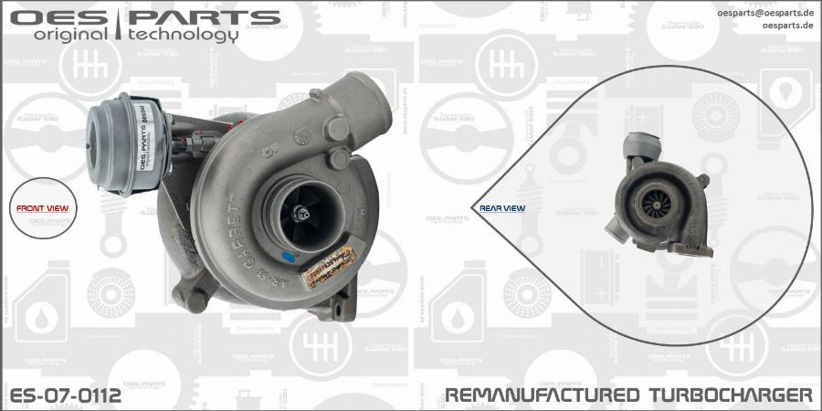 OES PARTS ES-07-0112 - Kompresors, Turbopūte adetalas.lv