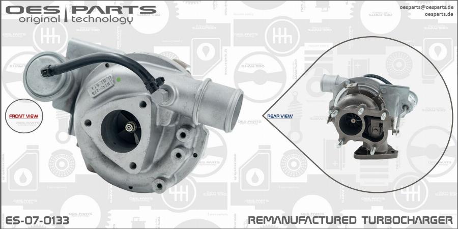 OES PARTS ES-07-0133 - Kompresors, Turbopūte adetalas.lv