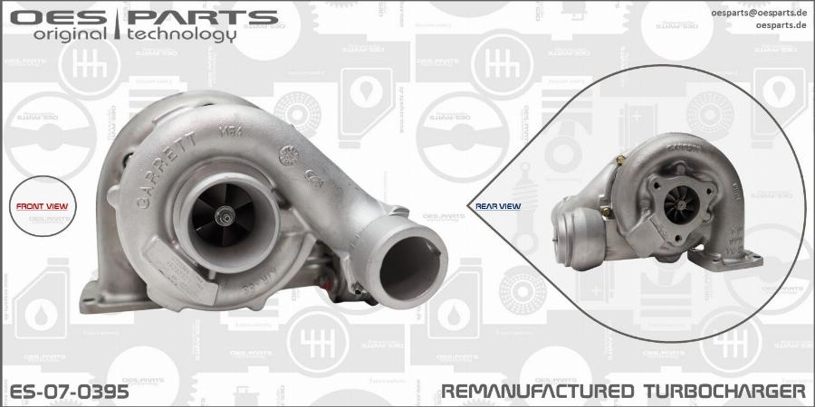 OES PARTS ES-07-0395 - Kompresors, Turbopūte adetalas.lv