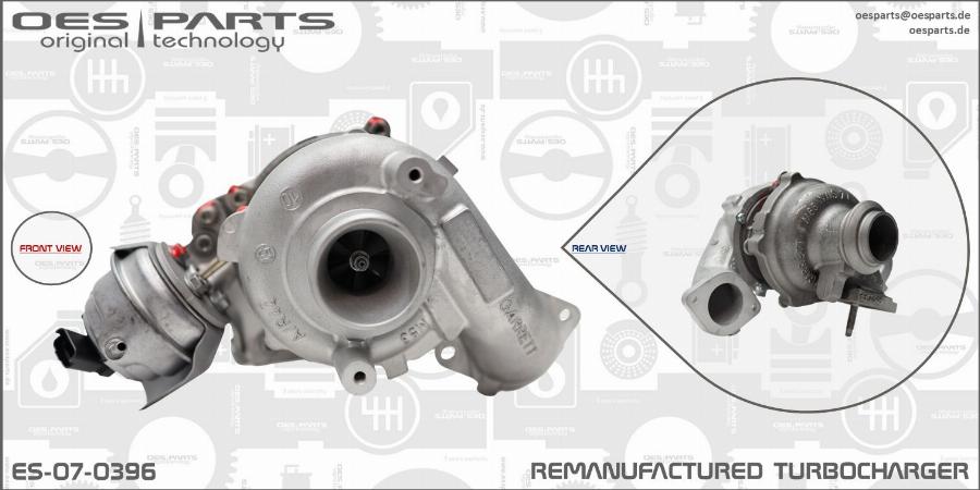 OES PARTS ES-07-0396 - Kompresors, Turbopūte adetalas.lv