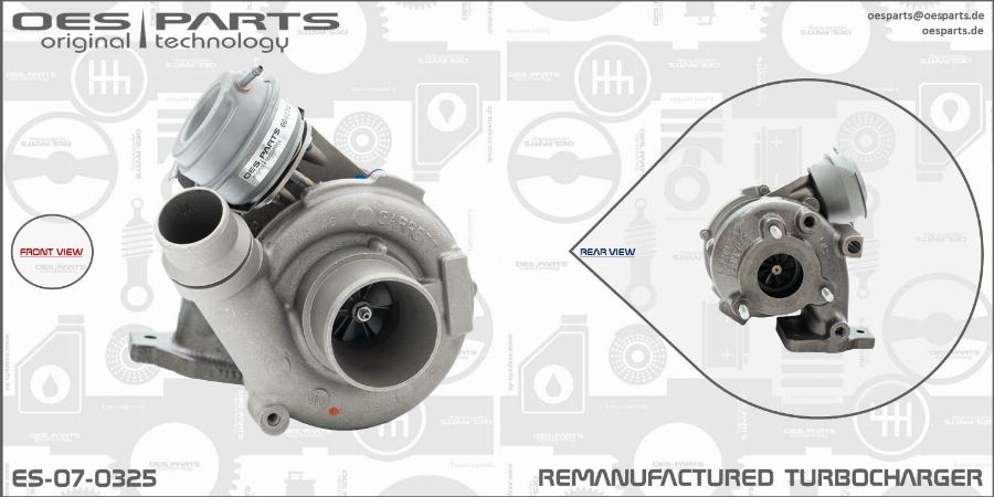 OES PARTS ES-07-0325 - Kompresors, Turbopūte adetalas.lv