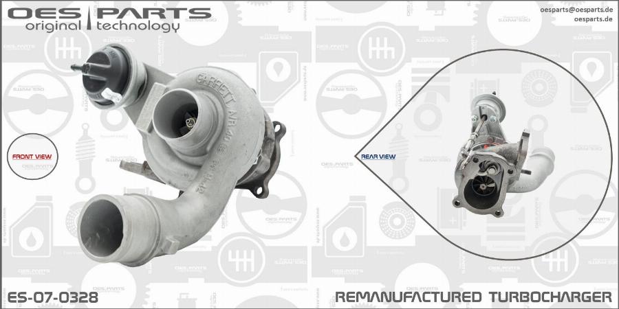 OES PARTS ES-07-0328 - Kompresors, Turbopūte adetalas.lv