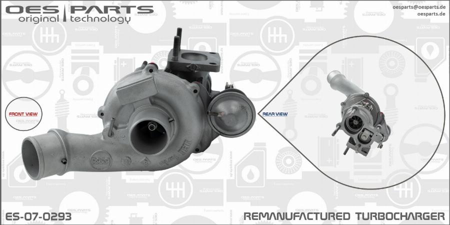 OES PARTS ES-07-0293 - Kompresors, Turbopūte adetalas.lv