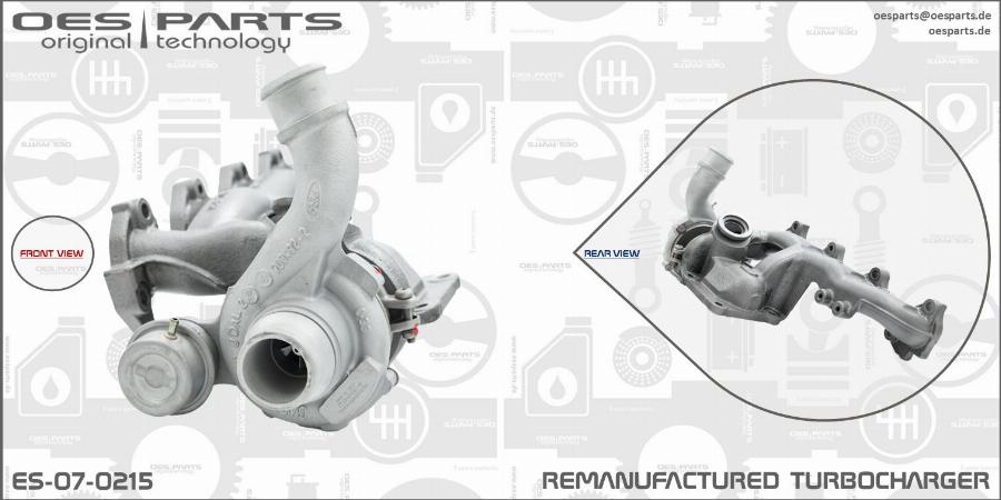 OES PARTS ES-07-0215 - Kompresors, Turbopūte adetalas.lv