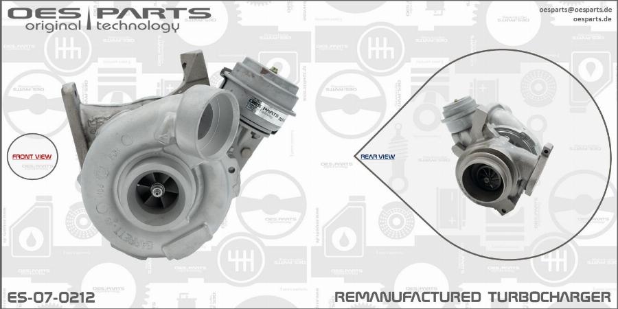 OES PARTS ES-07-0212 - Kompresors, Turbopūte adetalas.lv