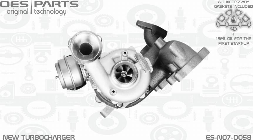 OES PARTS ES-N07-0058 - Kompresors, Turbopūte adetalas.lv