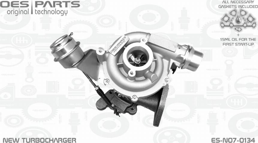 OES PARTS ES-N07-0134 - Kompresors, Turbopūte adetalas.lv