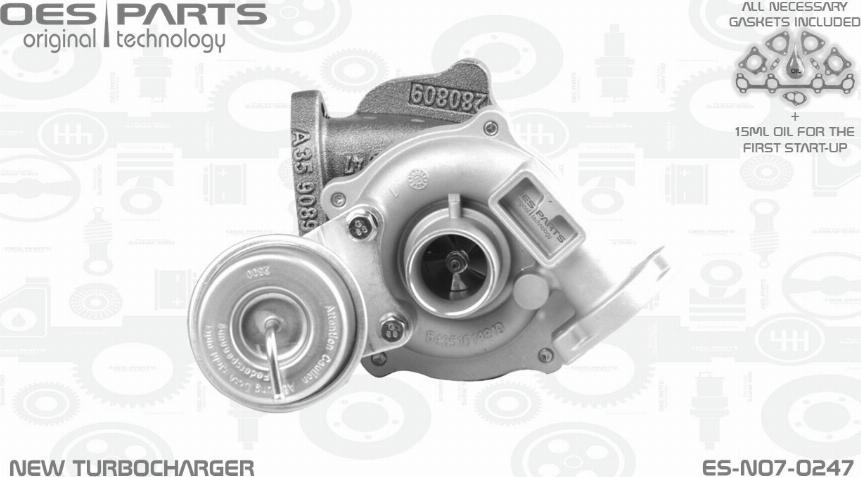 OES PARTS ES-N07-0247 - Kompresors, Turbopūte adetalas.lv