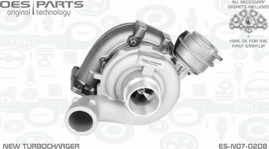 OES PARTS ES-N07-0208 - Kompresors, Turbopūte adetalas.lv