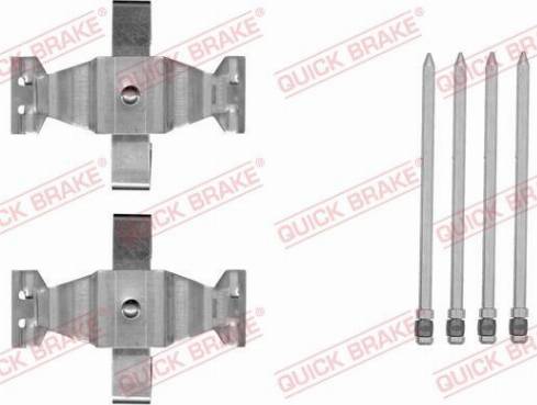 OJD Quick Brake 109-1804 - Piederumu komplekts, Disku bremžu uzlikas adetalas.lv