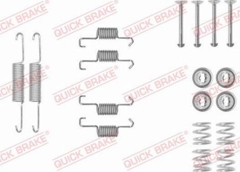 OJD Quick Brake 105-0011 - Piederumu komplekts, Stāvbremzes mehānisma bremžu loks adetalas.lv