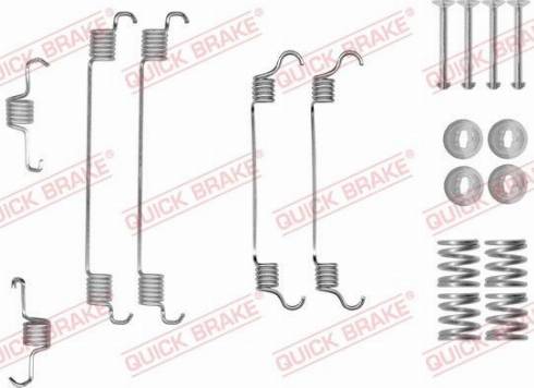 OJD Quick Brake 1050820 - Piederumu komplekts, Bremžu loki adetalas.lv