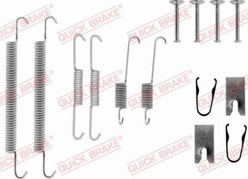 OJD Quick Brake 1050771 - Piederumu komplekts, Bremžu loki adetalas.lv