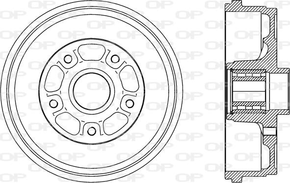 Open Parts BAD9092.31 - Bremžu trumulis adetalas.lv