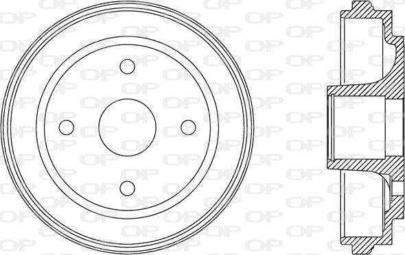 Open Parts BAD9063.30 - Bremžu trumulis adetalas.lv