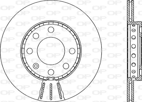 Open Parts BDA1904.20 - Bremžu diski adetalas.lv