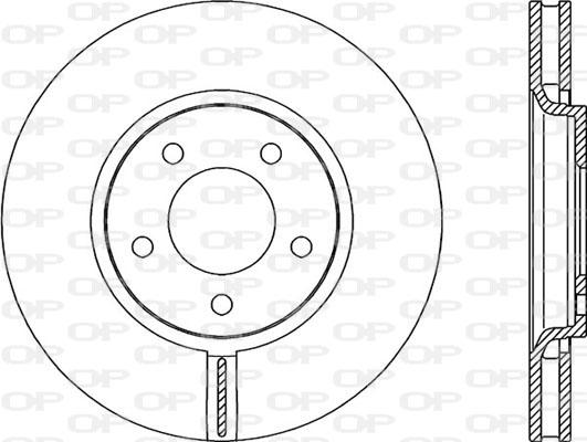 Open Parts BDR1981.20 - Bremžu diski adetalas.lv