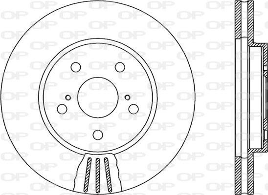 Open Parts BDA1982.20 - Bremžu diski adetalas.lv