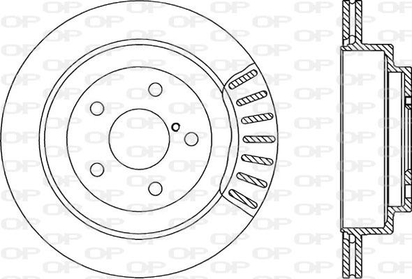 Open Parts BDA1494.20 - Bremžu diski adetalas.lv