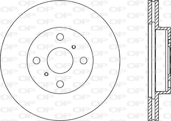 Open Parts BDA1640.20 - Bremžu diski adetalas.lv