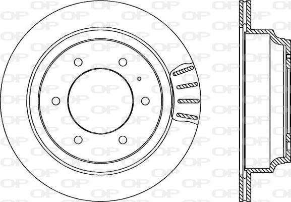 Open Parts BDA1654.20 - Bremžu diski adetalas.lv