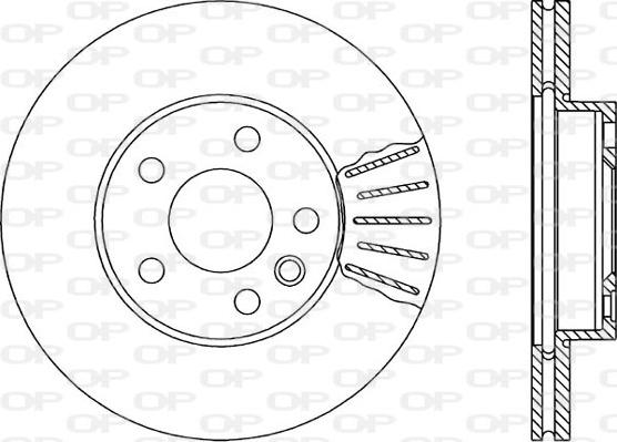 Open Parts BDA1676.20 - Bremžu diski adetalas.lv