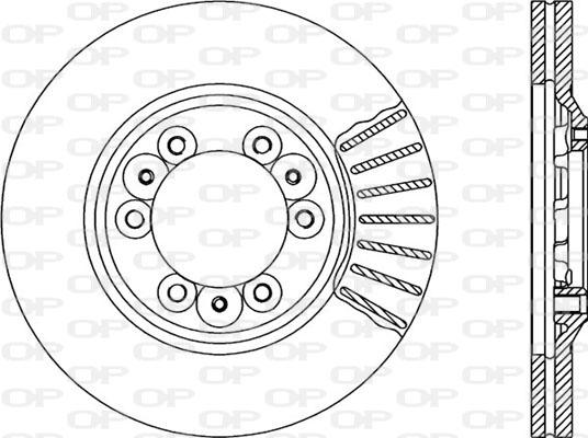 Open Parts BDA1672.20 - Bremžu diski adetalas.lv