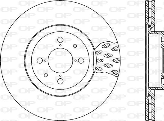 Open Parts BDA1016.20 - Bremžu diski adetalas.lv