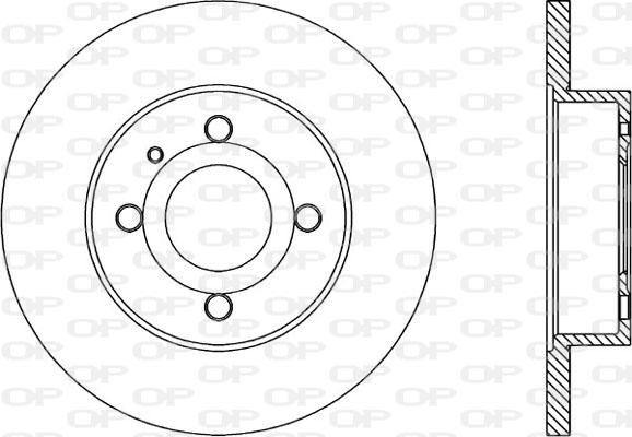 Open Parts BDA1013.10 - Bremžu diski adetalas.lv