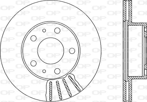 FIAT 0000051740244 - Bremžu diski adetalas.lv