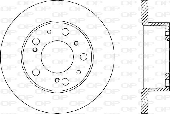 Open Parts BDA1136.10 - Bremžu diski adetalas.lv