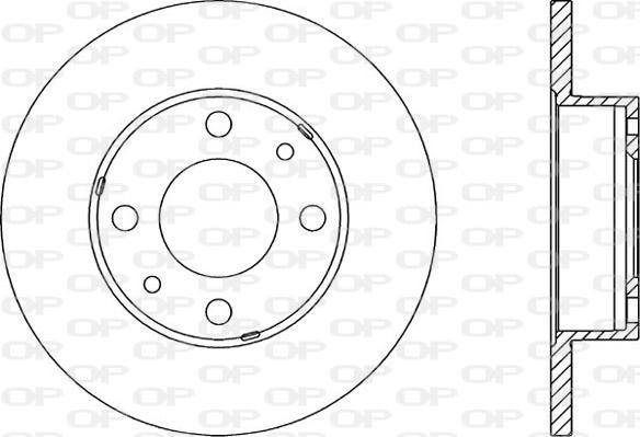 Open Parts BDA1131.10 - Bremžu diski adetalas.lv