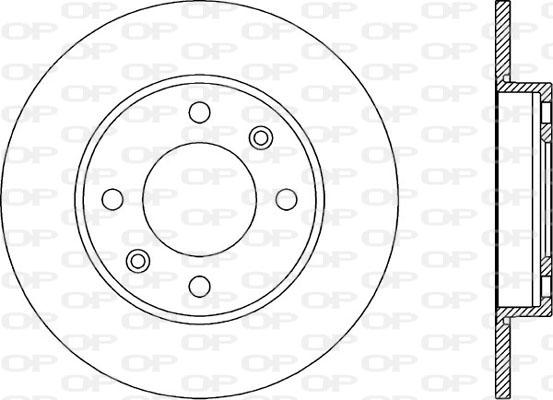 Open Parts BDA1893.10 - Bremžu diski adetalas.lv