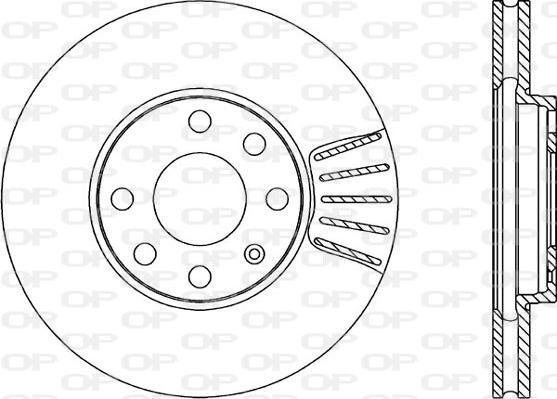 Open Parts BDA1807.20 - Bremžu diski adetalas.lv