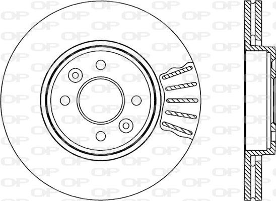 Open Parts BDA1815.20 - Bremžu diski adetalas.lv