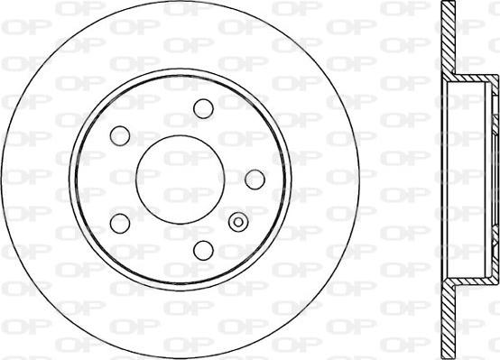 Open Parts BDA1811.10 - Bremžu diski adetalas.lv