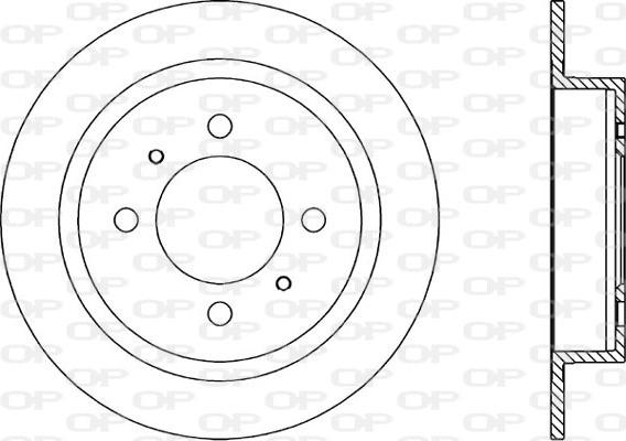 Open Parts BDA1396.10 - Bremžu diski adetalas.lv