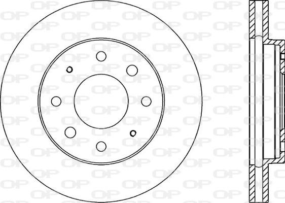 Open Parts BDA1345.20 - Bremžu diski adetalas.lv