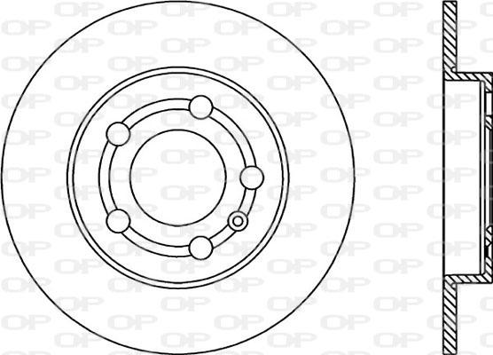 Open Parts BDR1745.10 - Bremžu diski adetalas.lv