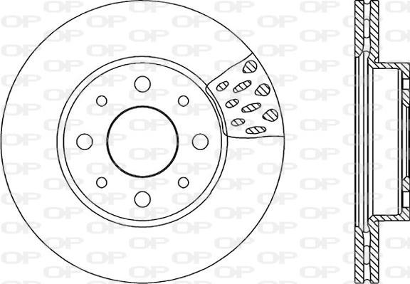 Open Parts BDA1766.20 - Bremžu diski adetalas.lv