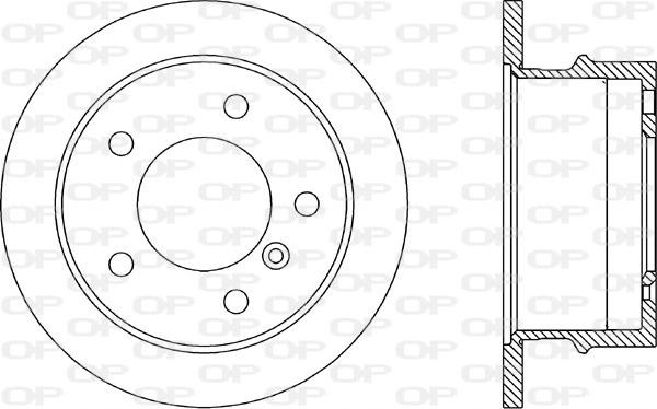 Open Parts BDA1784.10 - Bremžu diski adetalas.lv