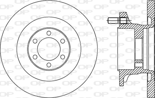 Open Parts BDA2494.10 - Bremžu diski adetalas.lv